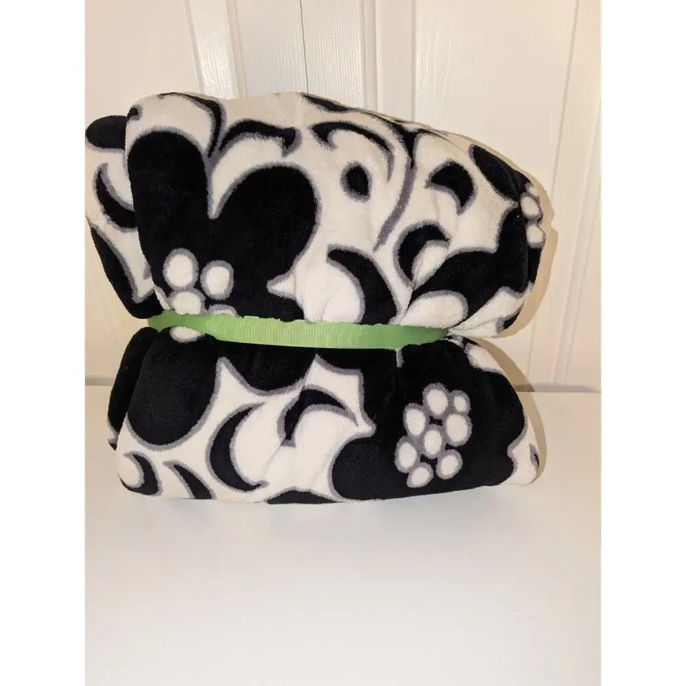 Vera Bradley Night & Day Plush Throw Blanket 80” x 50” New With Tags